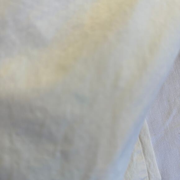 Area Stars Cream Cottage Top MEDIUM Ribbed CottonWestern Designer Weekend $125 - Picture 10 of 10